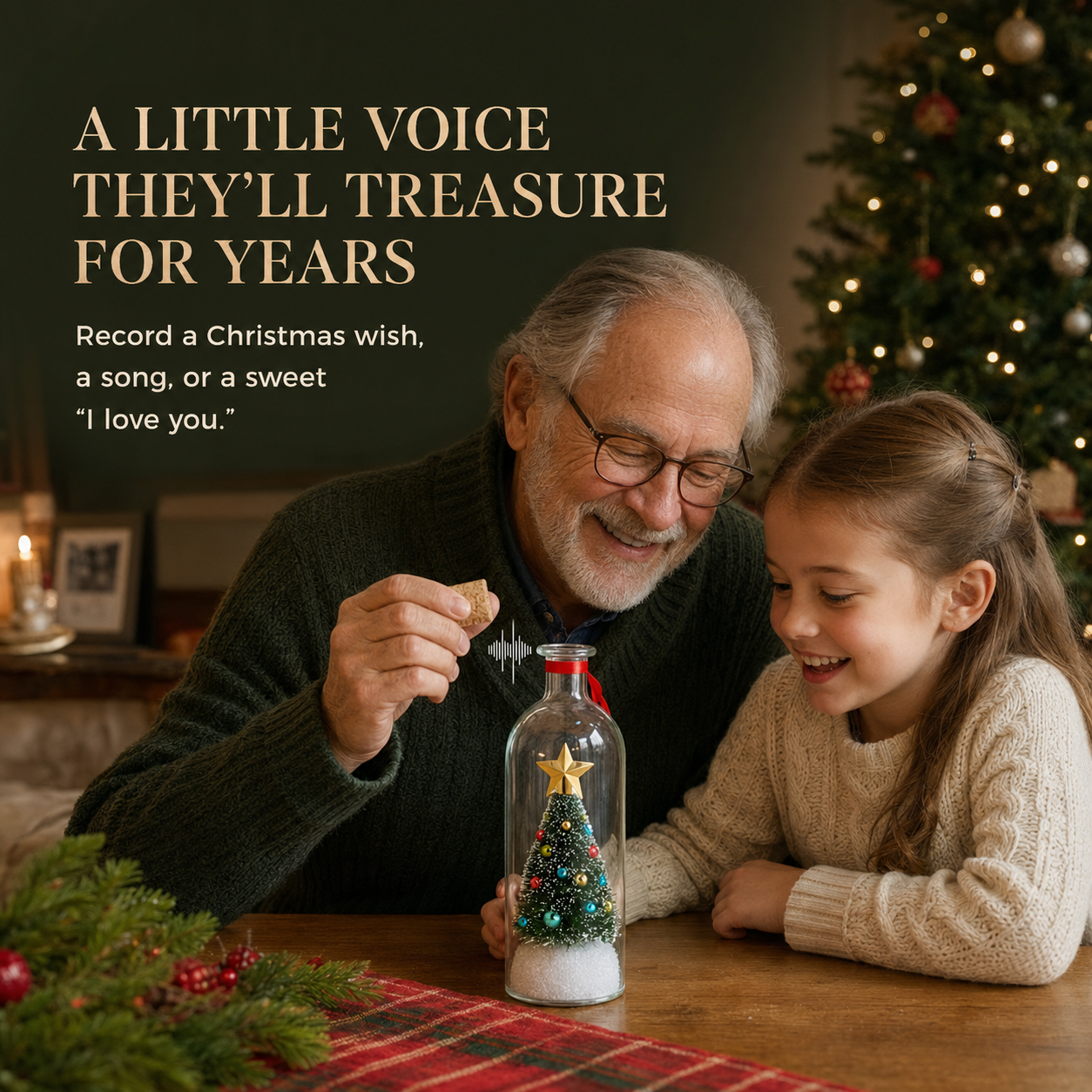 nylyCas™ Record-a-Message Christmas Tree