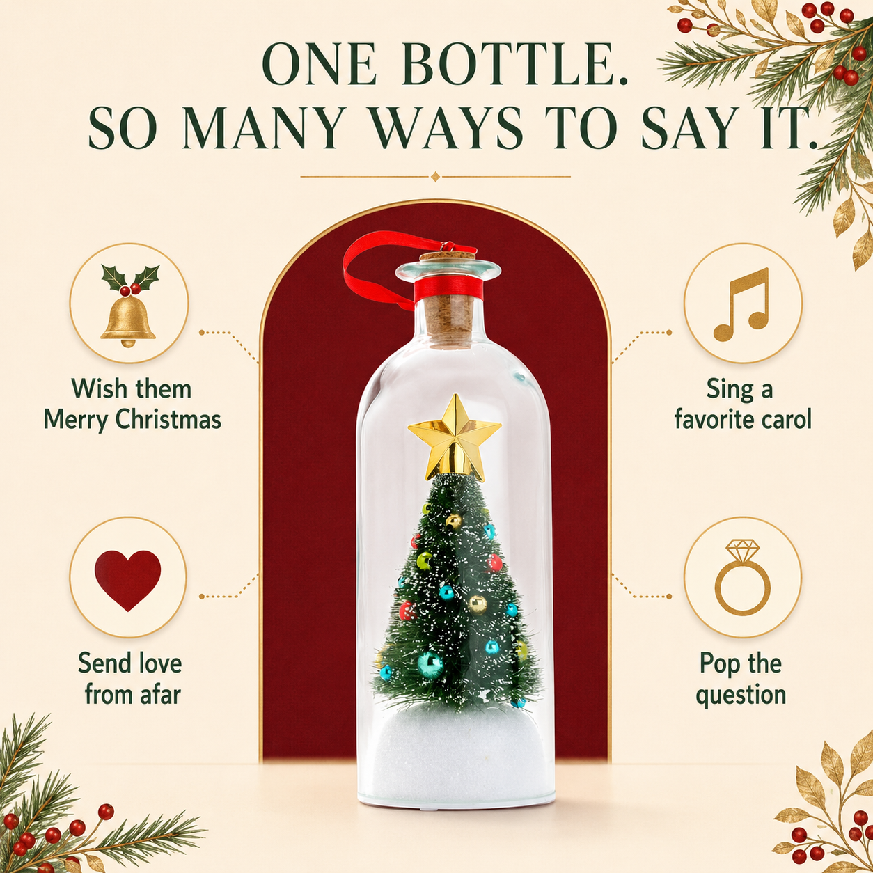 nylyCas™ Record-a-Message Christmas Tree