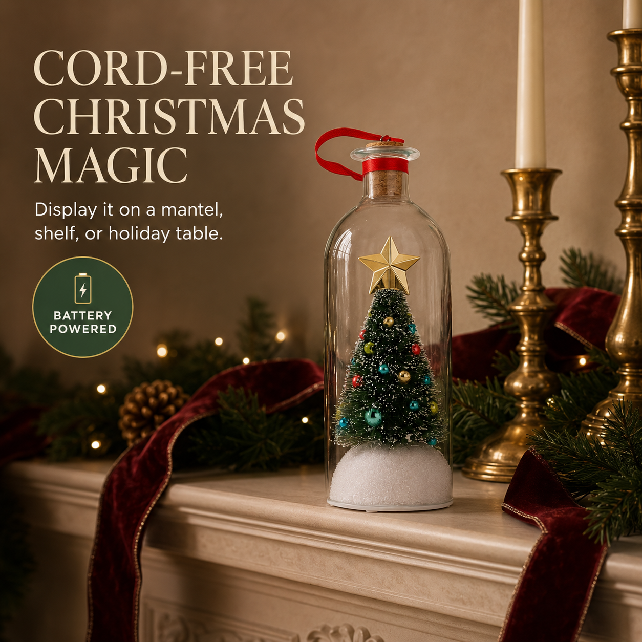 nylyCas™ Record-a-Message Christmas Tree