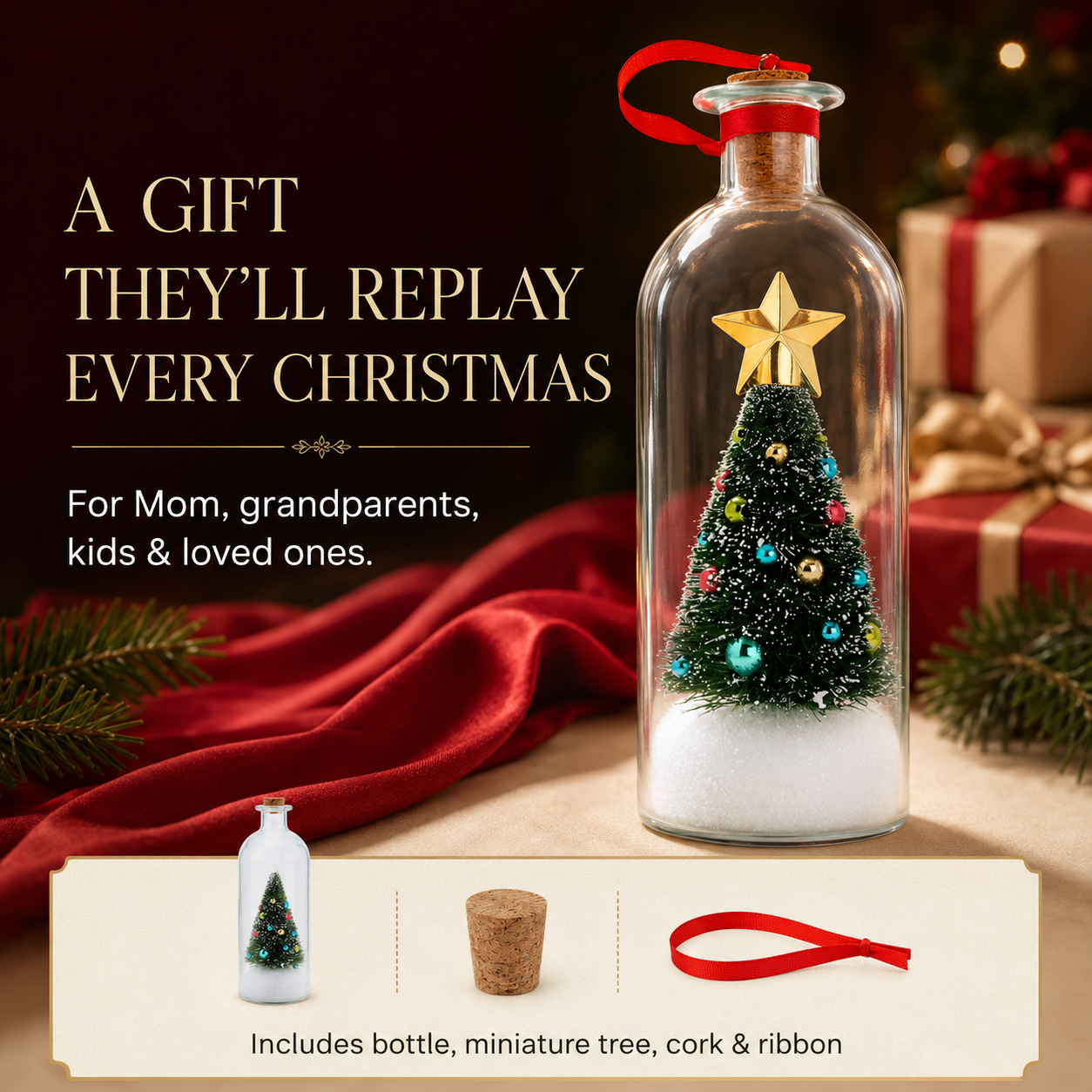 nylyCas™ Record-a-Message Christmas Tree