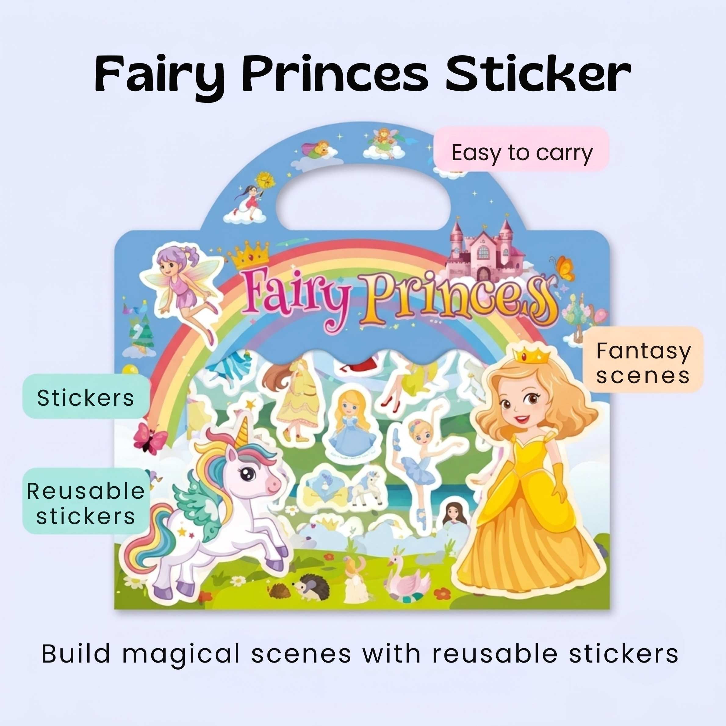 nylyCas™ CarryScene Reusable Sticker Book