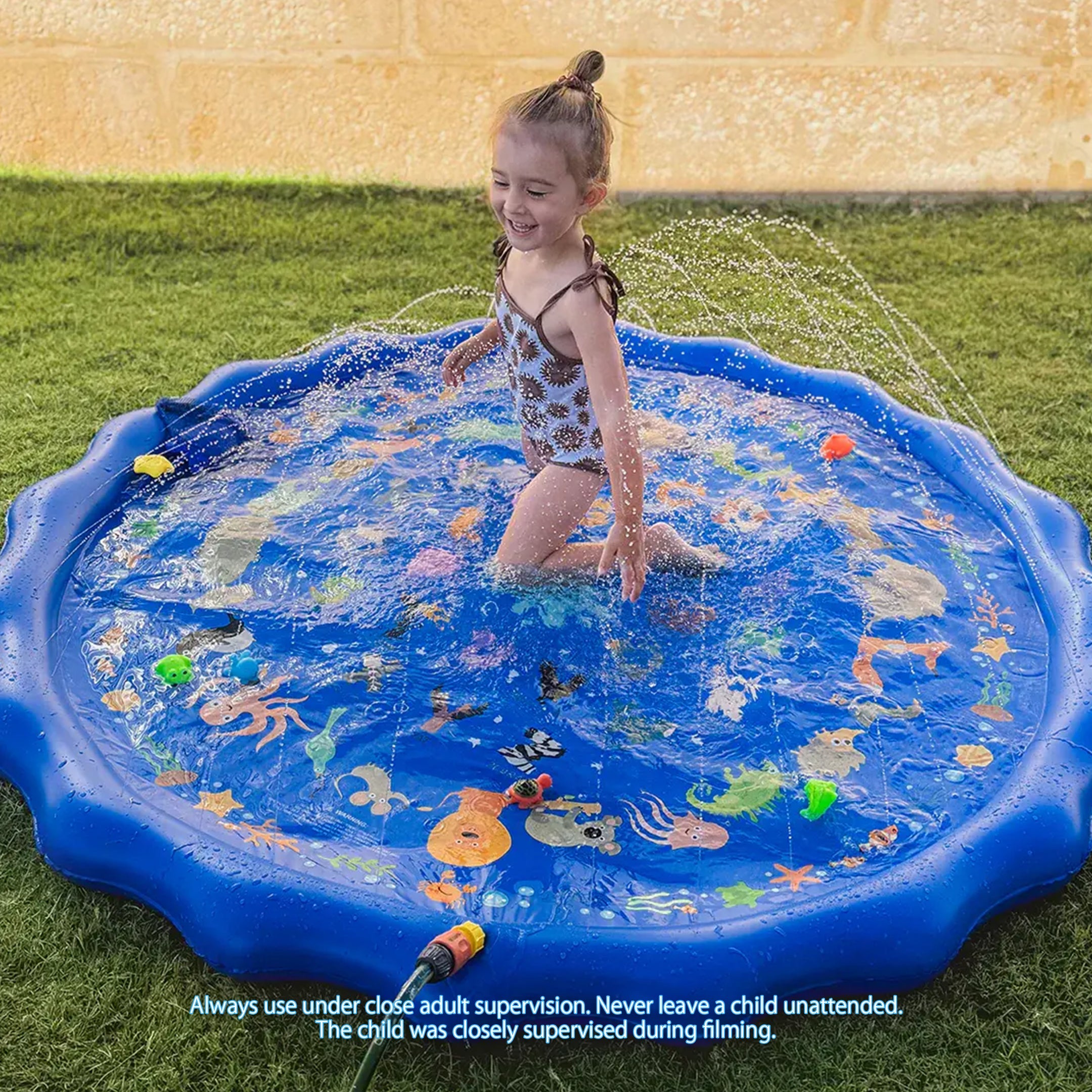 XL 59" Splash Pad for Kids