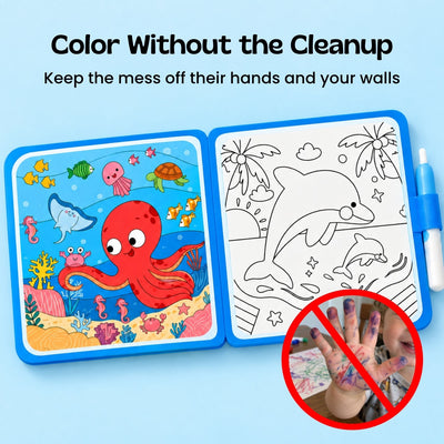 nylyCas™ MagicSplash Water Coloring Book
