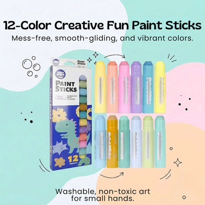 nylyCas™ RainbowGlide Washable Paint Sticks
