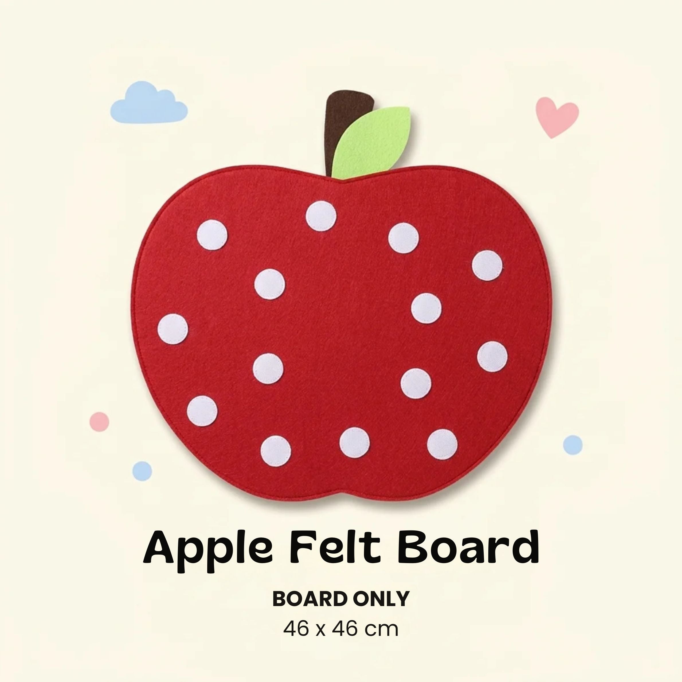nylyCas™ ApplePatch Felt Food Sorting Board