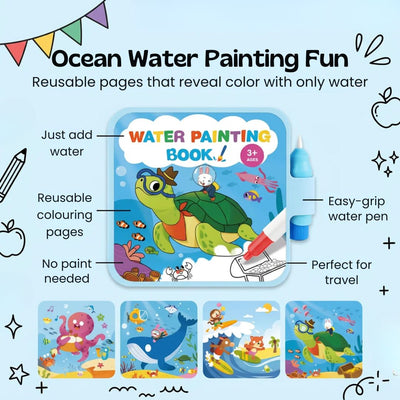 nylyCas™ Reusable Water Painting Book