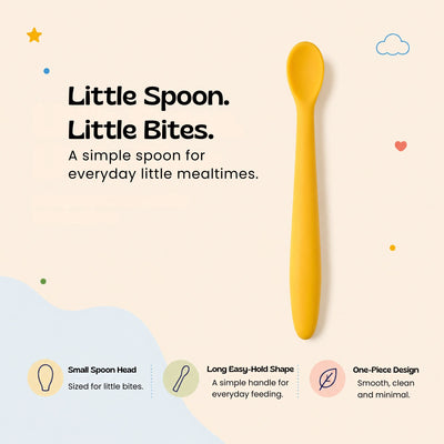 nylyCas™ SoftStart Silicone Baby Feeding Spoon