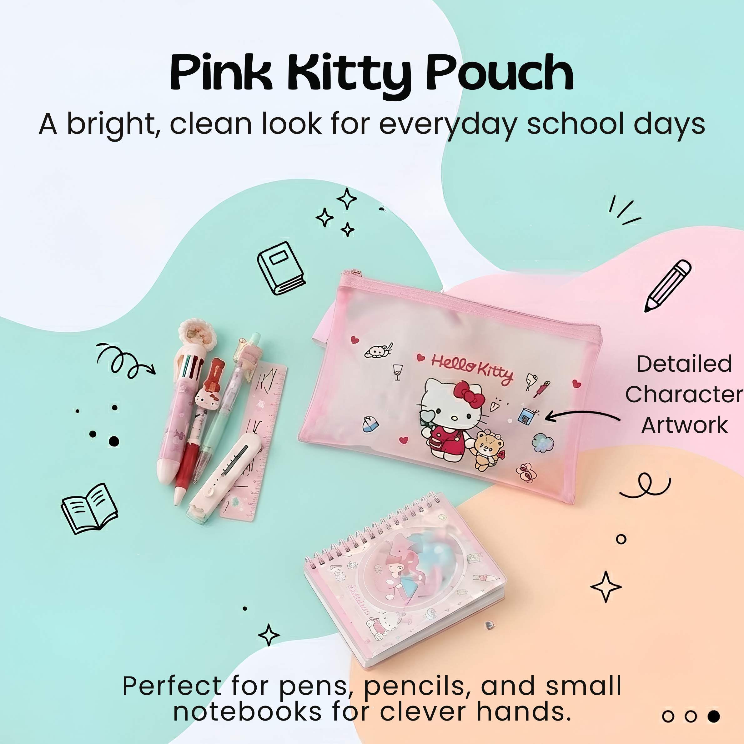 nylyCas™ Kawaii School Supply Pouch