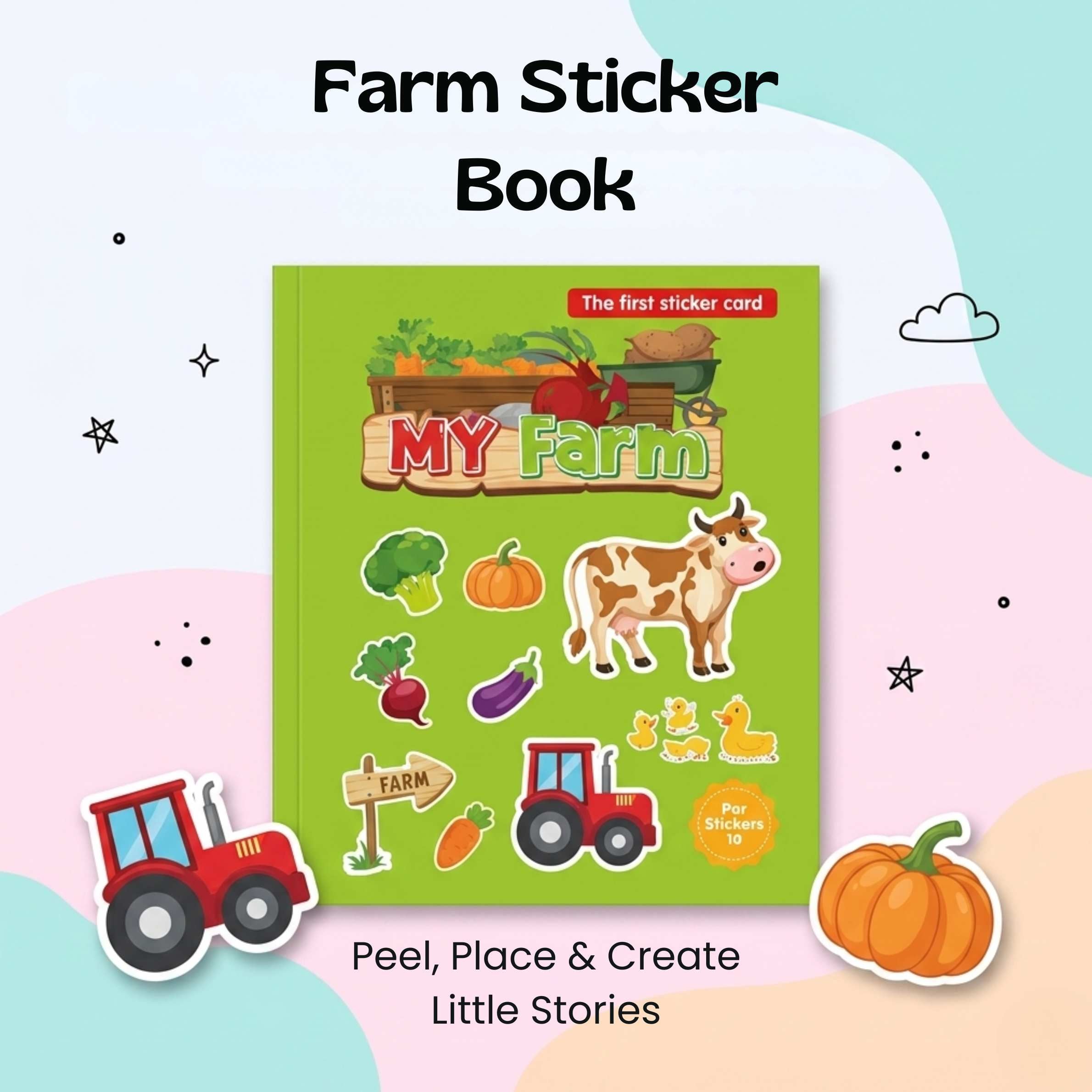 nylyCas™ MiniScene Reusable Sticker Book