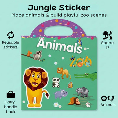 nylyCas™ CarryScene Reusable Sticker Book