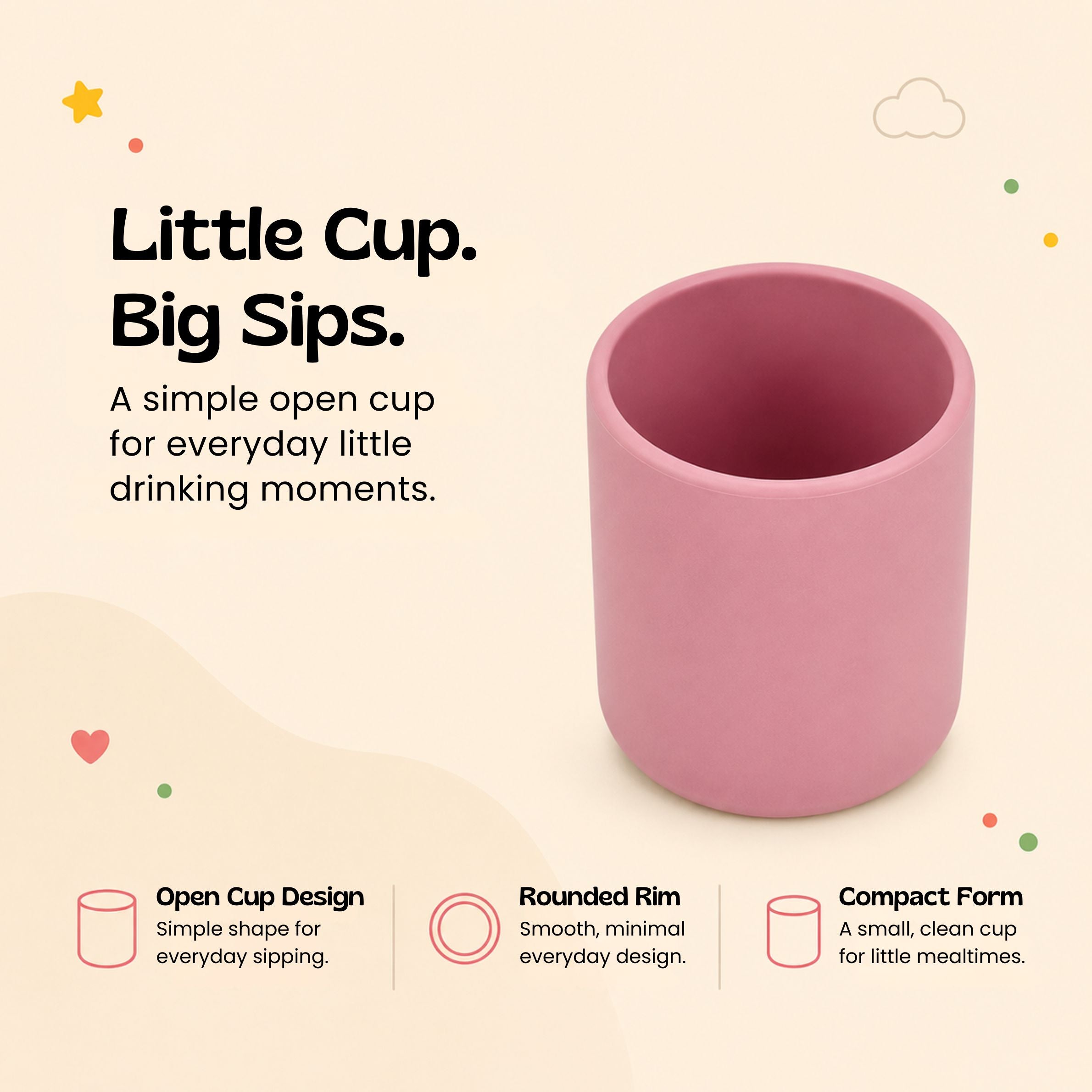 nylyCas™ SoftSip Silicone Training Cup