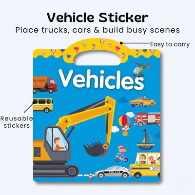 nylyCas™ CarryScene Reusable Sticker Book
