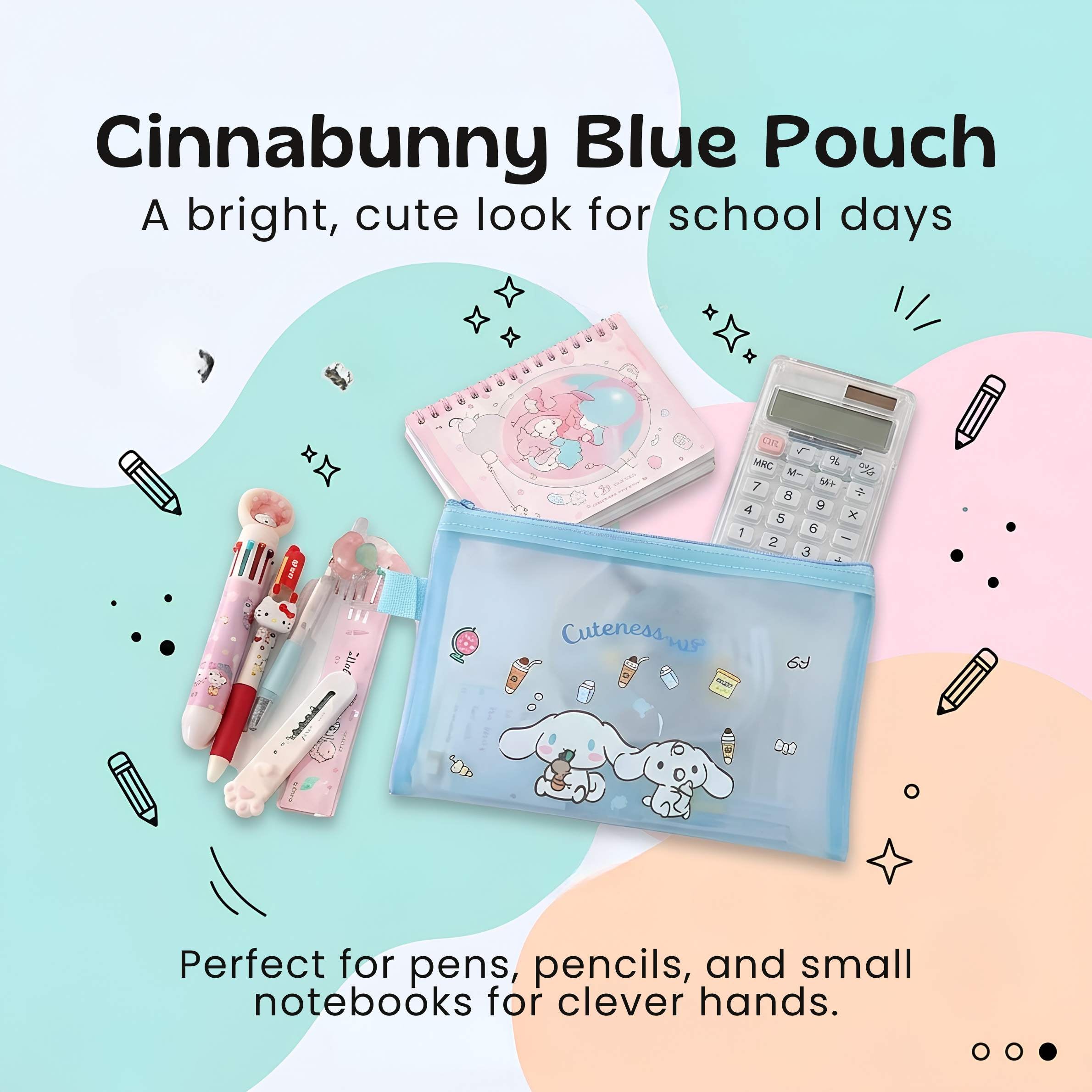 nylyCas™ Kawaii School Supply Pouch