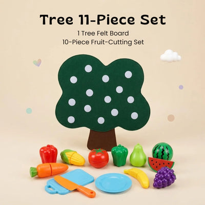 nylyCas™ ApplePatch Felt Food Sorting Board