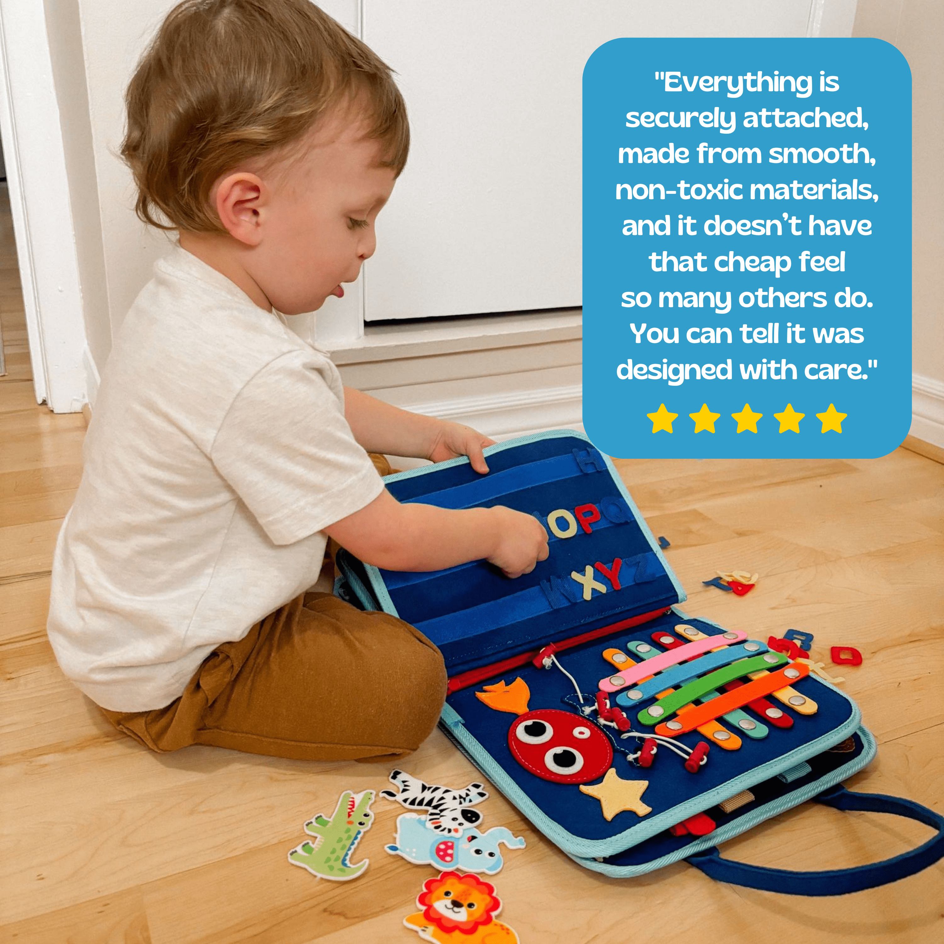 nylycas™ Montessori Busy Board