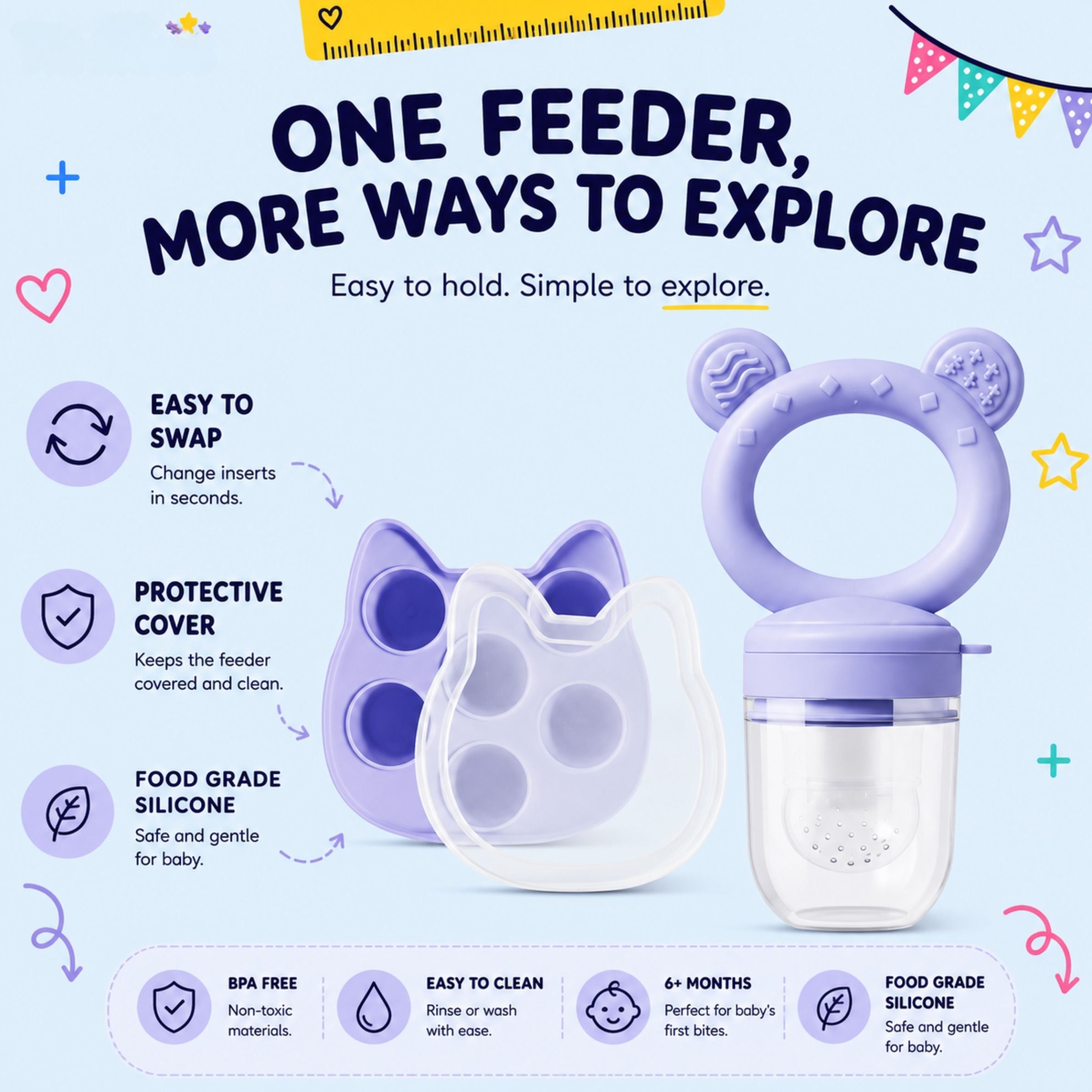 nylyCas™ ChillBite Baby Feeder Set