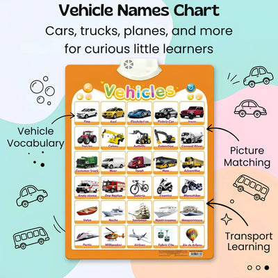 nylyCas™ Talking Alphabet Learning Wall Chart