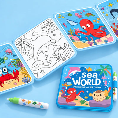 nylyCas™ MagicSplash Water Coloring Book