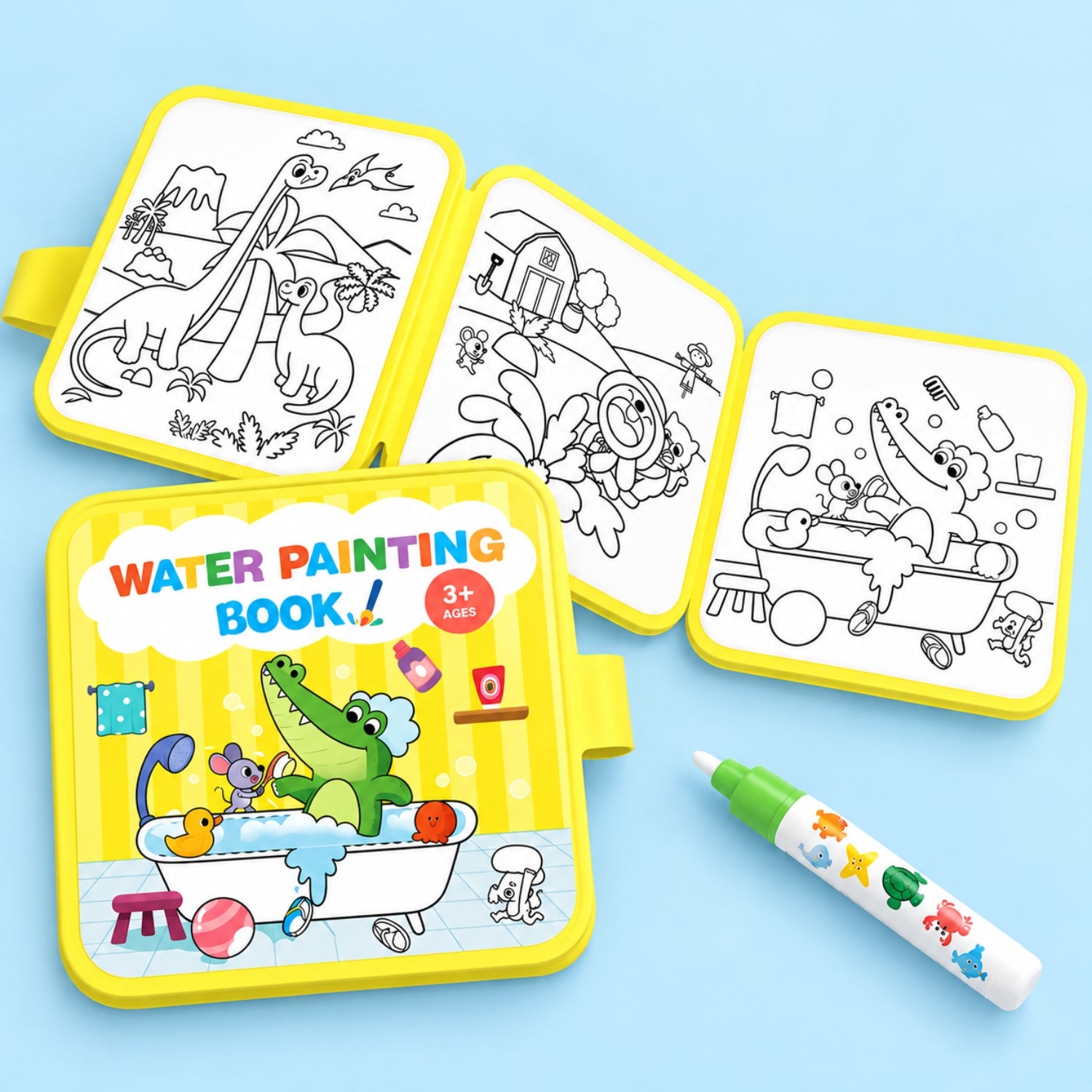 nylyCas™ MagicSplash Water Coloring Book