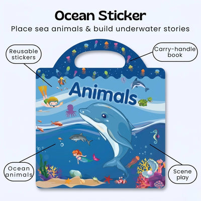 nylyCas™ CarryScene Reusable Sticker Book