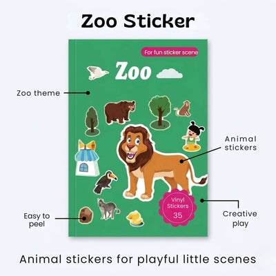 nylyCas™ CarryScene Reusable Sticker Book