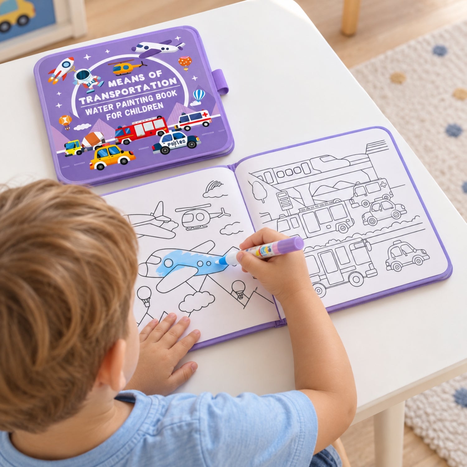 nylyCas™ MagicSplash Water Coloring Book