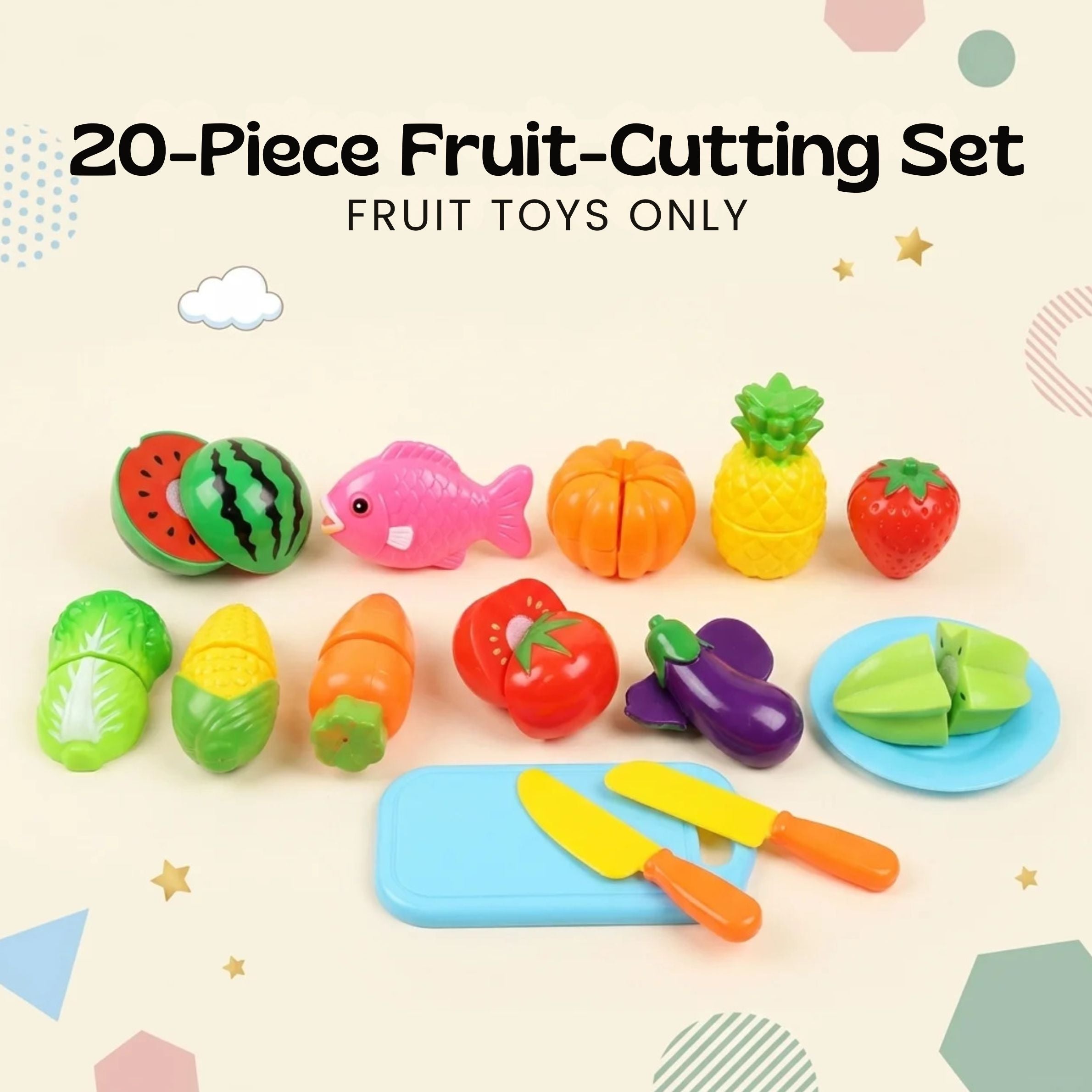 nylyCas™ ApplePatch Felt Food Sorting Board