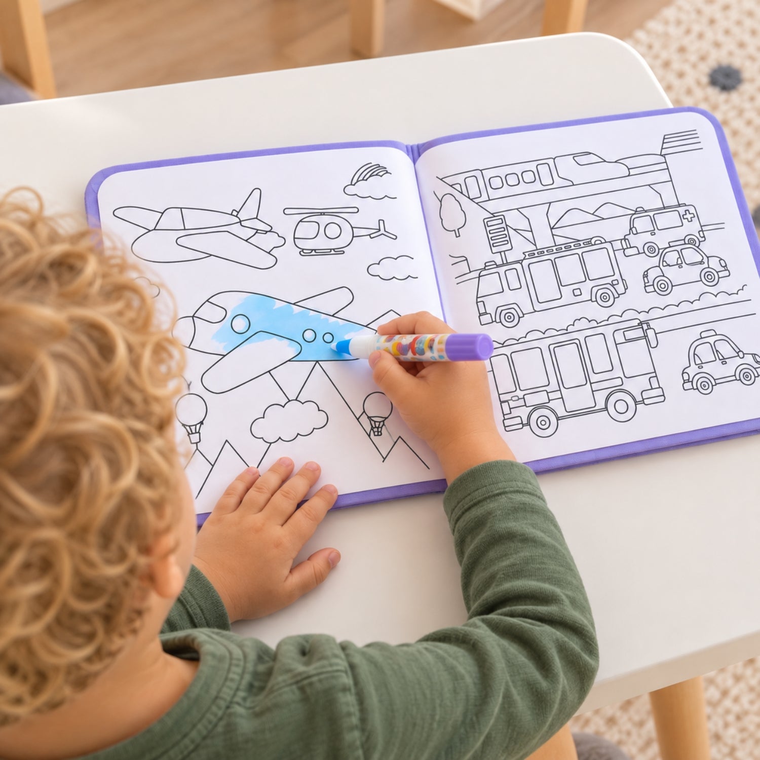nylyCas™ MagicSplash Water Coloring Book