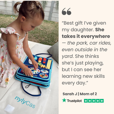 nylyCas™ Toddler Montessori Busy Board