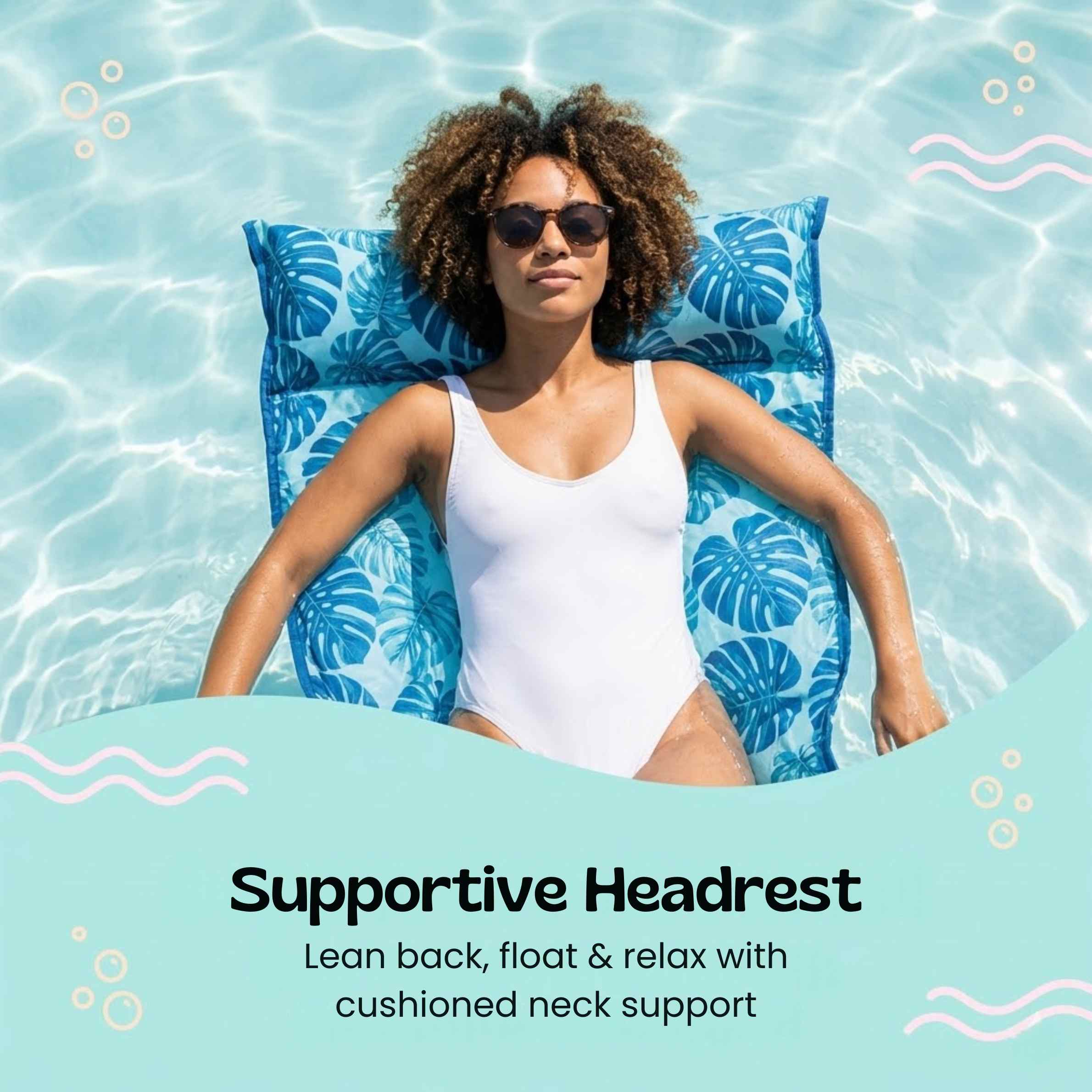 nylyCas™ DriftLeaf Pool Hammock Float