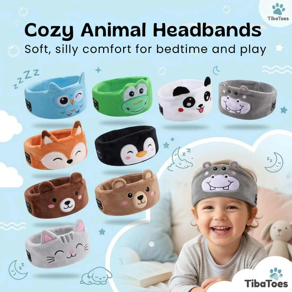 nylyCas™ CozyCritter Bluetooth Sleep Headband