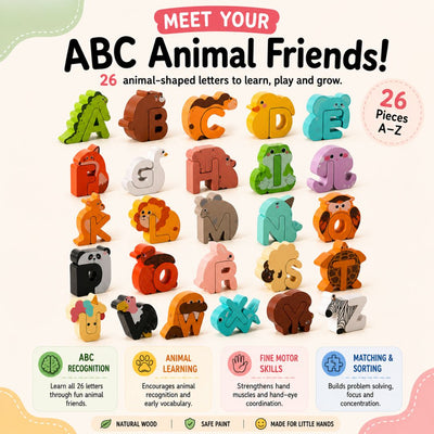 nylyCas™ Animal Alphabet Puzzle Set