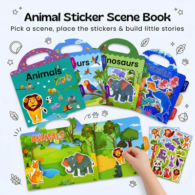 nylyCas™ CarryScene Reusable Sticker Book