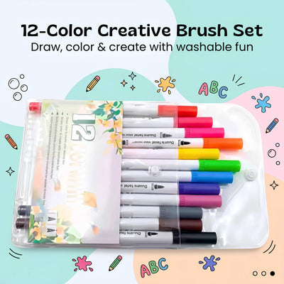 nylyCas™ RainbowBrush Dual-Tip Marker Set