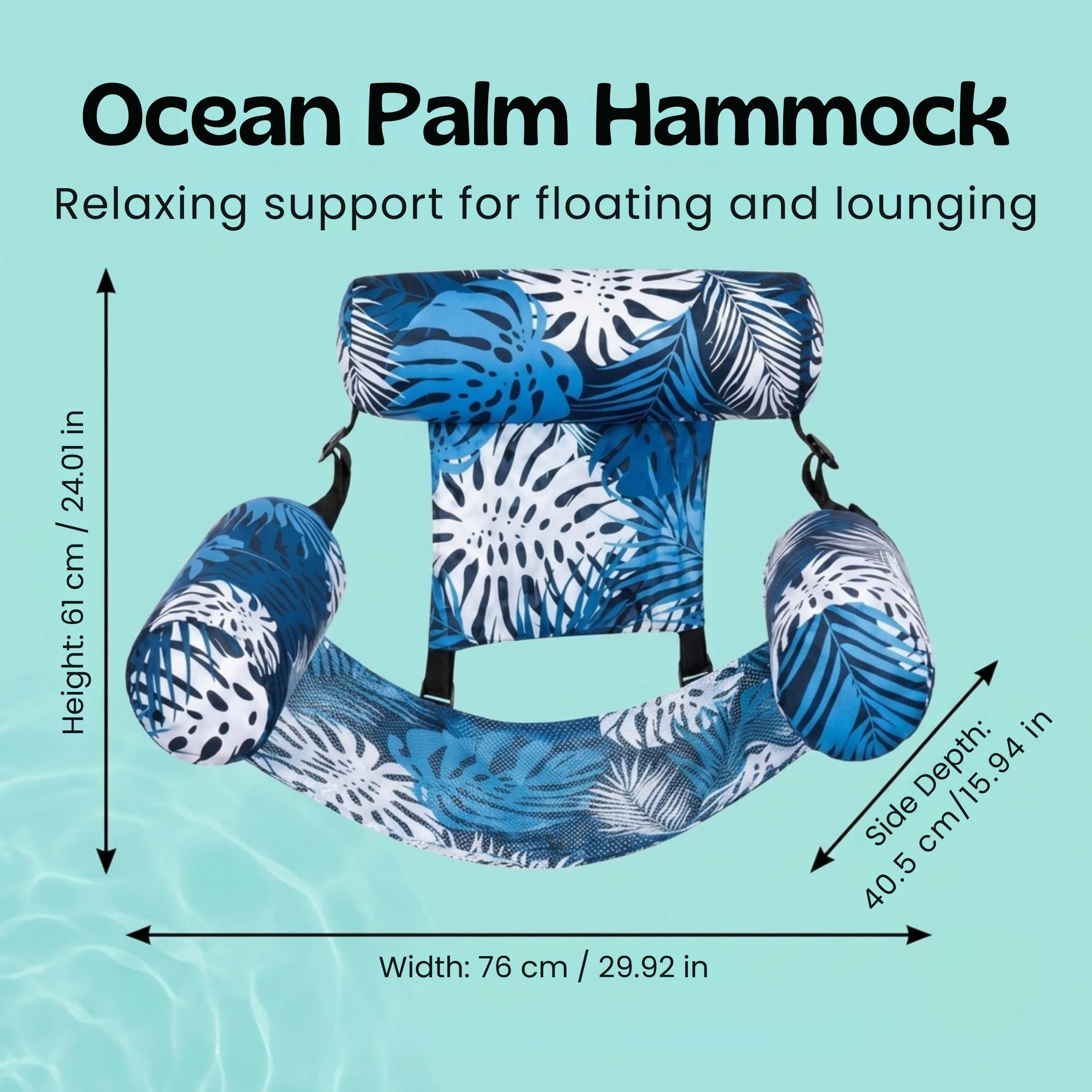 nylyCas™ DriftLeaf Pool Hammock Float