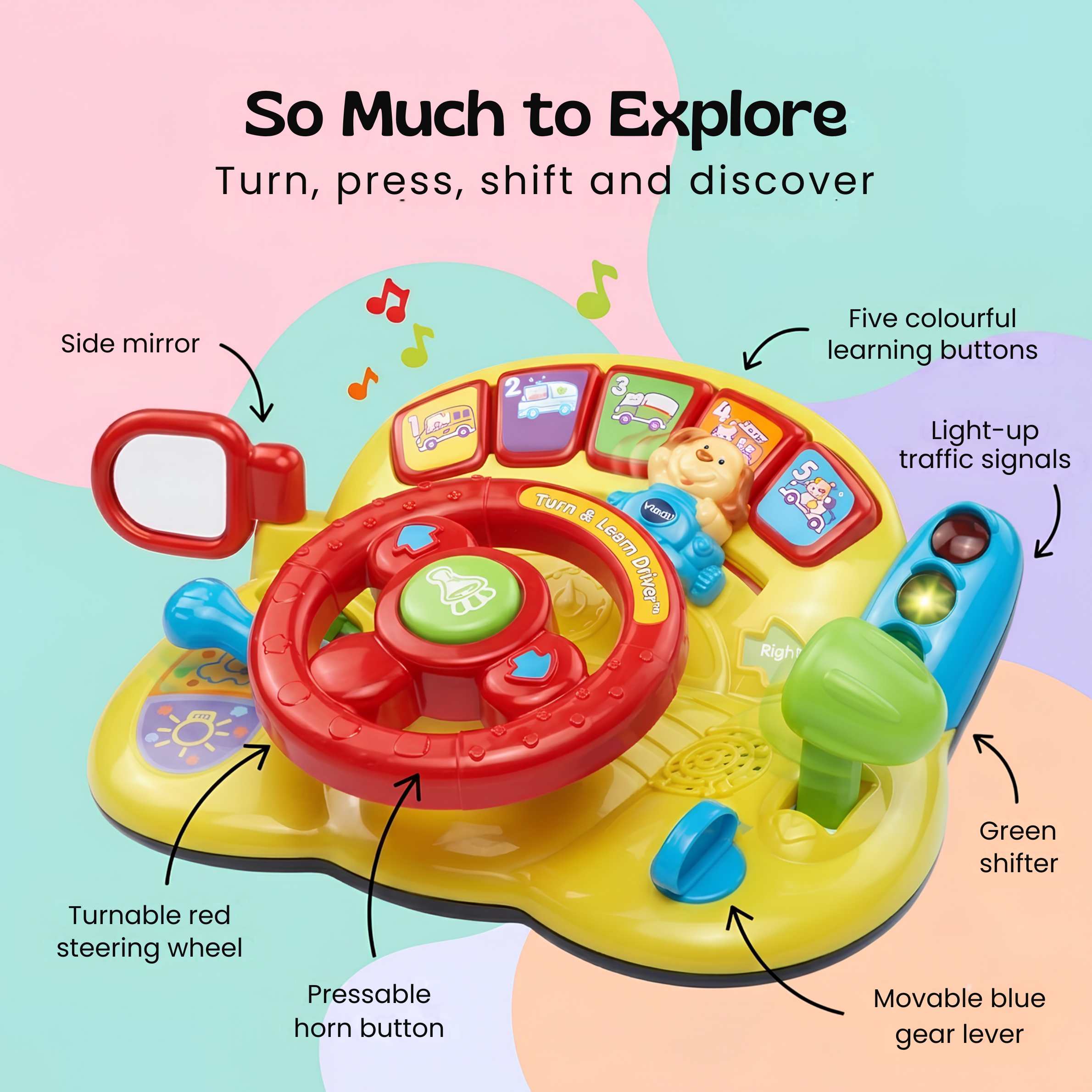 nylyCas™ LittleDriver Learning Steering Wheel
