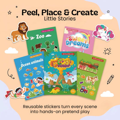 nylyCas™ MiniScene Reusable Sticker Book