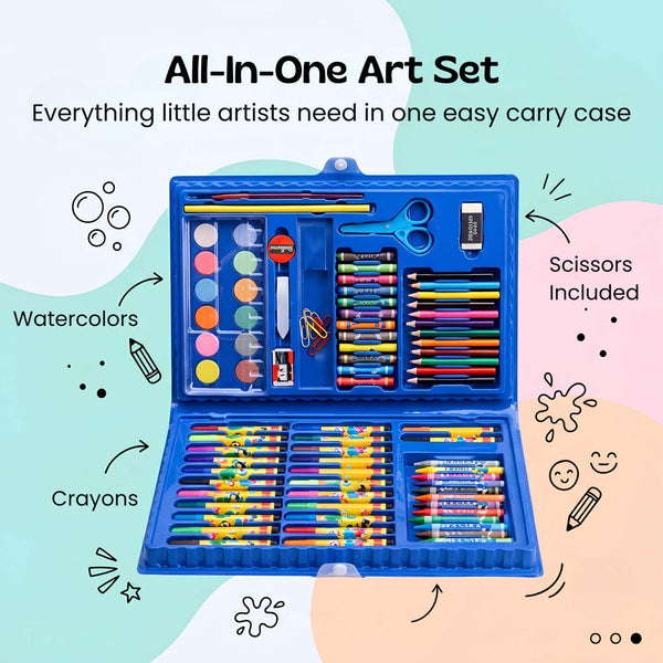 nylyCas™ MegaArtist 86-Piece Creative Art Set