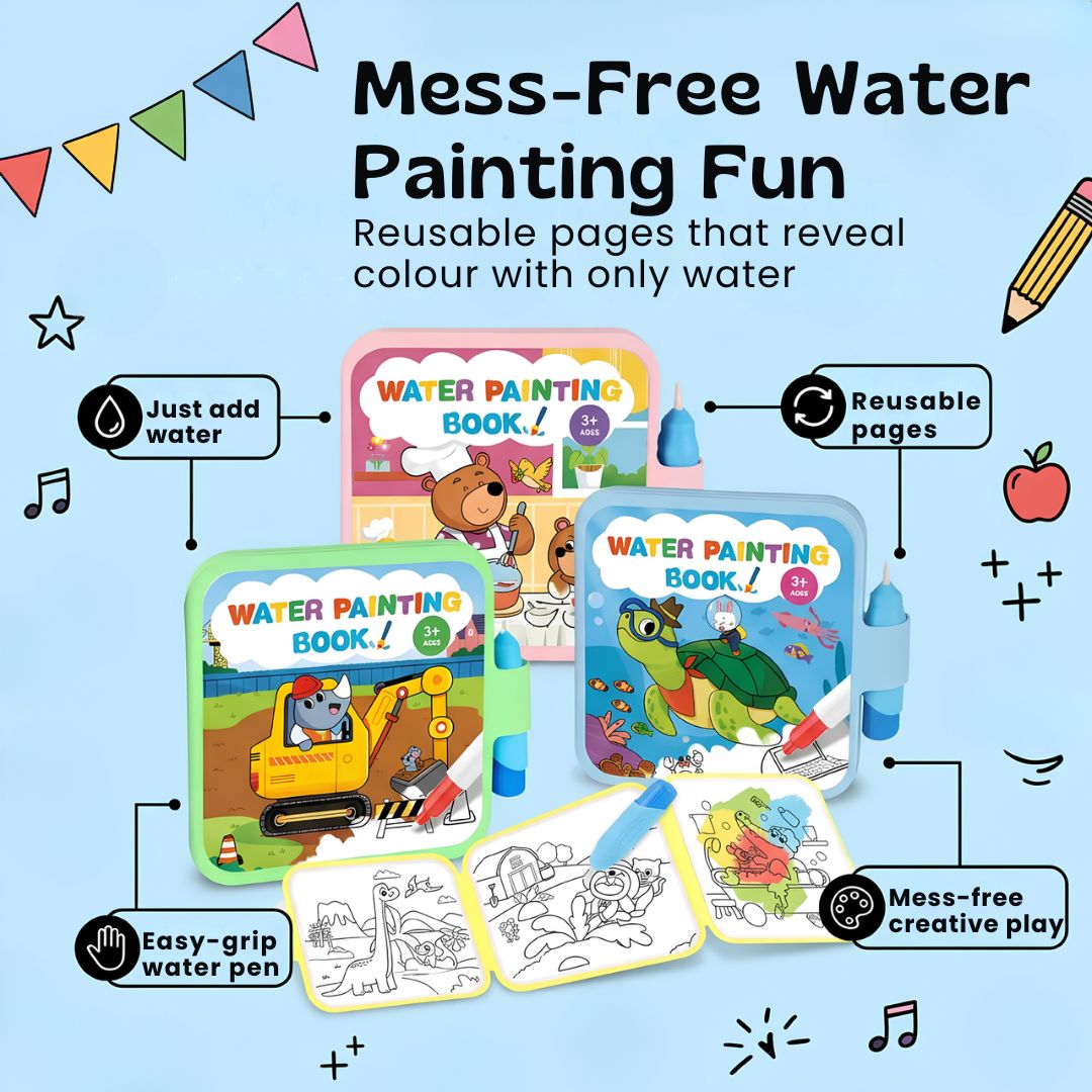 nylyCas™ Reusable Water Painting Book