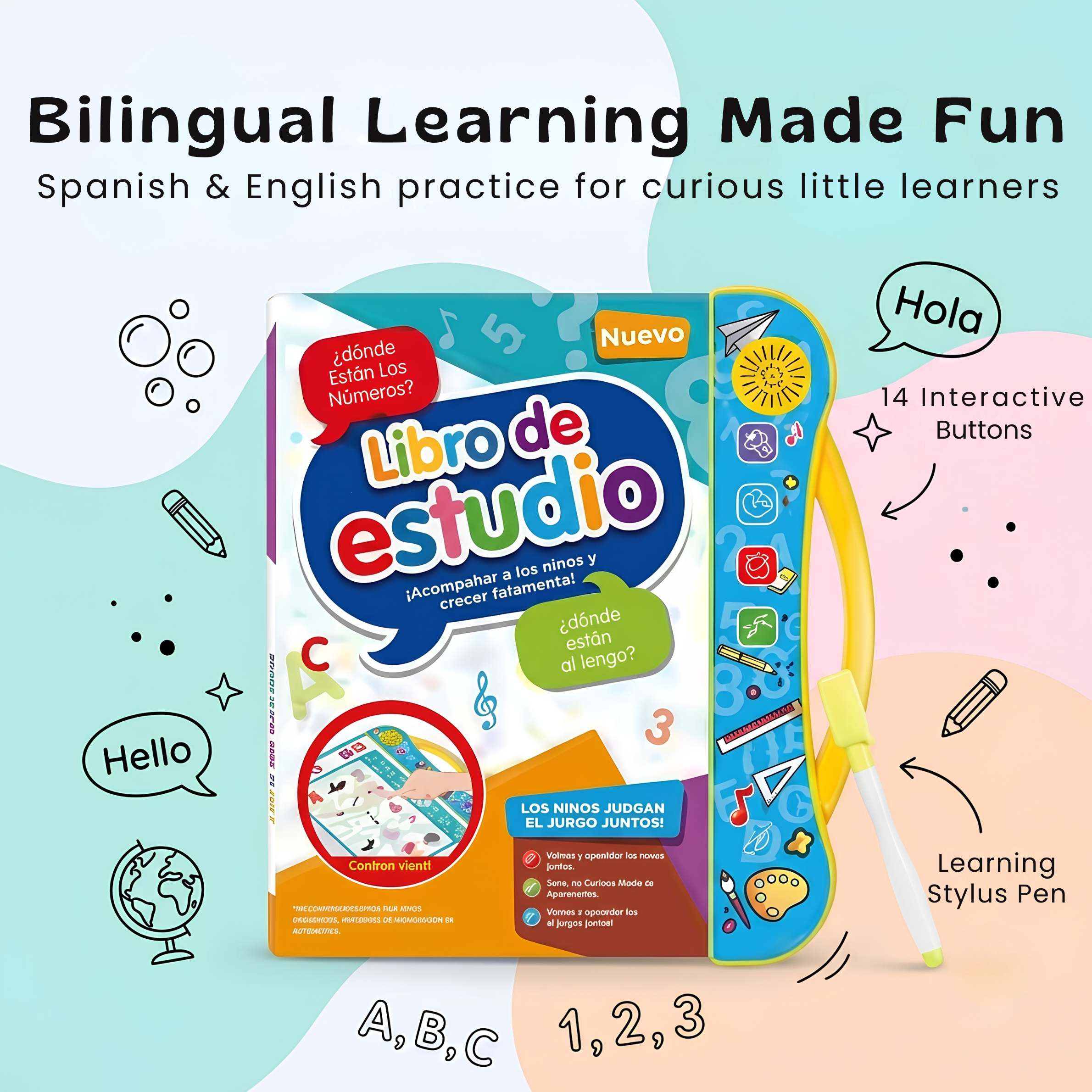 nylyCas™ Spanish Touch & Learn Sound Book