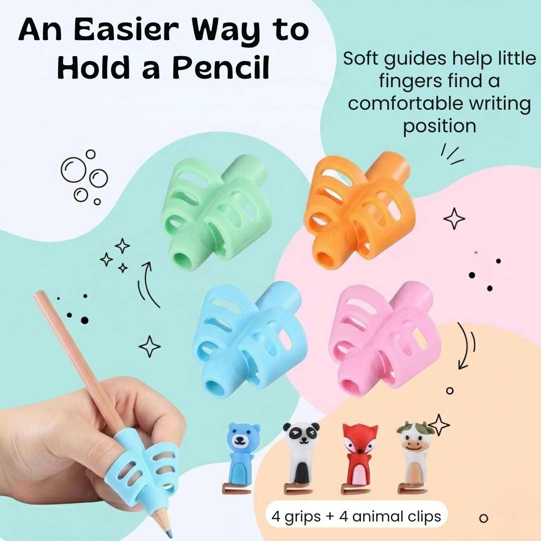 nylyCas™ LittleWriter Pencil Grip Set