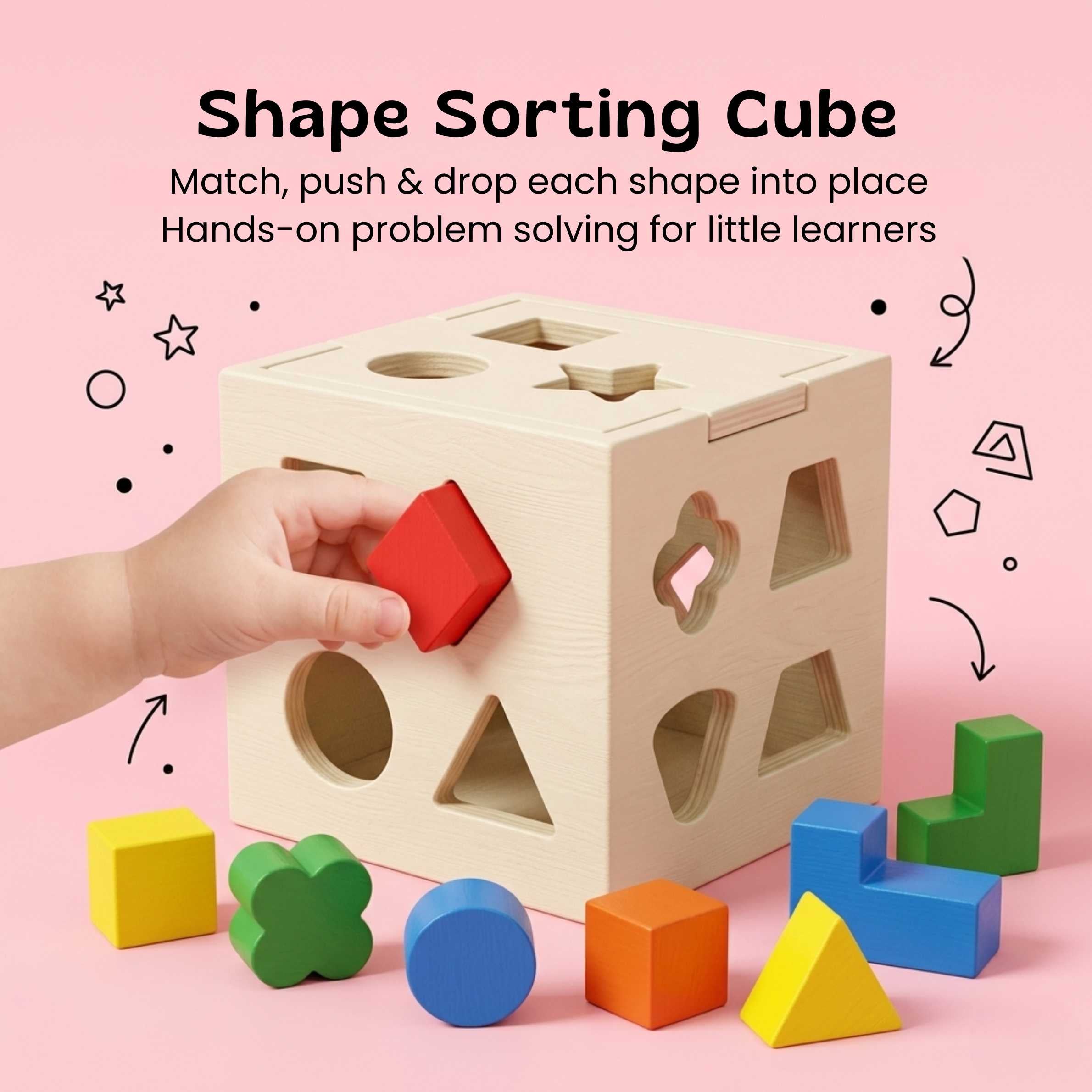 nylyCas™ ShapeDrop Sorting Cube