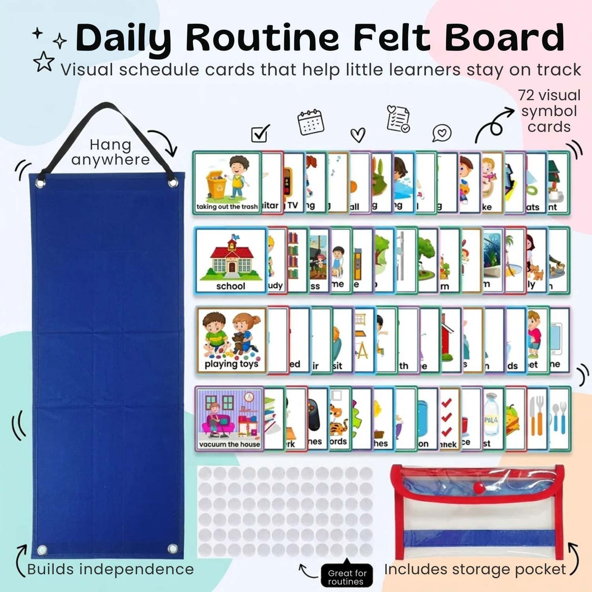 nylyCas™ Daily Routine Visual Chart