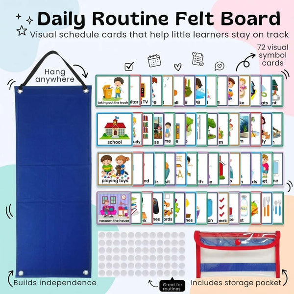nylyCas™ Daily Routine Visual Chart