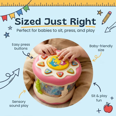 nylyCas™ Crawl & Glow Musical Rolling Toy