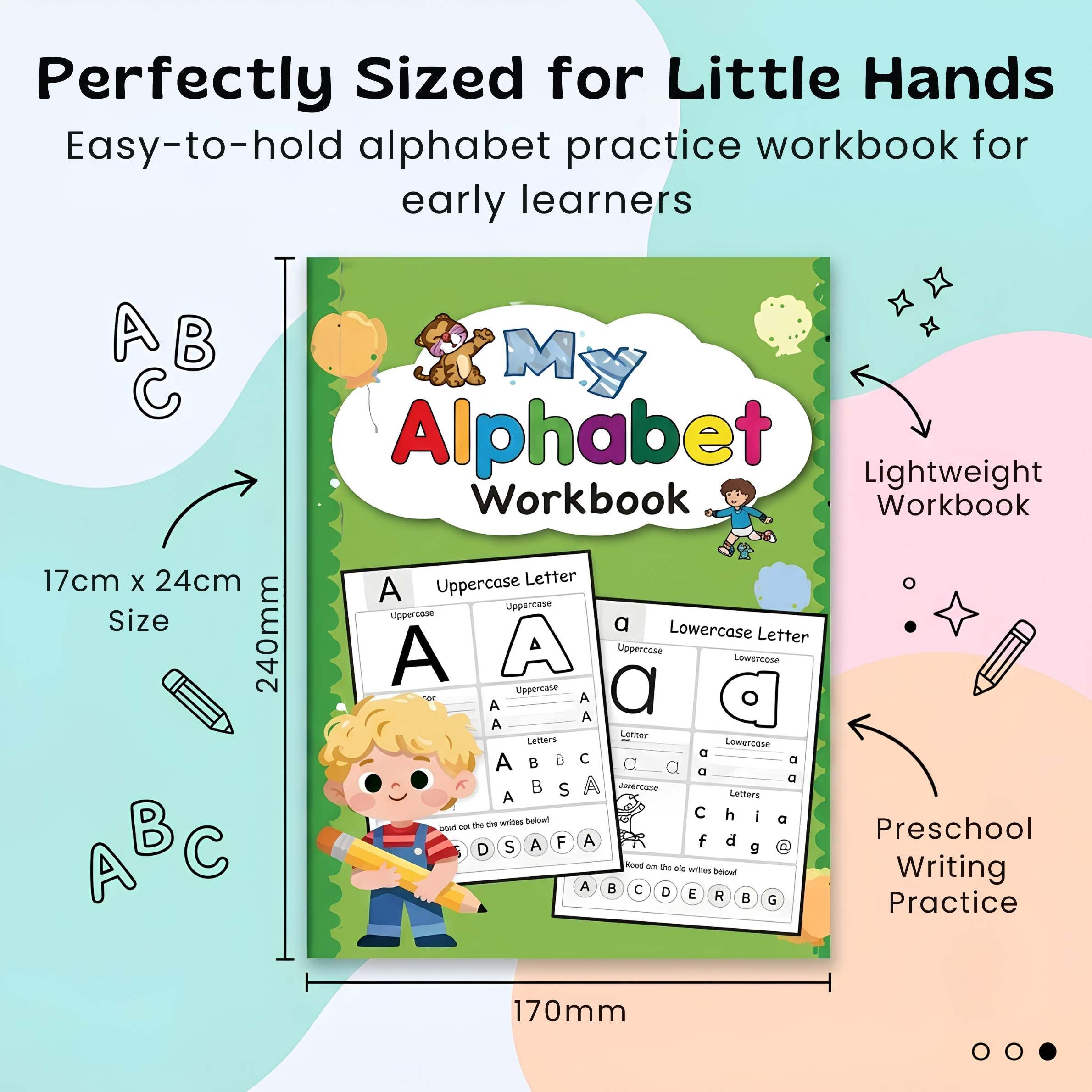 nylyCas™ AlphabetQuest Tracing Workbook