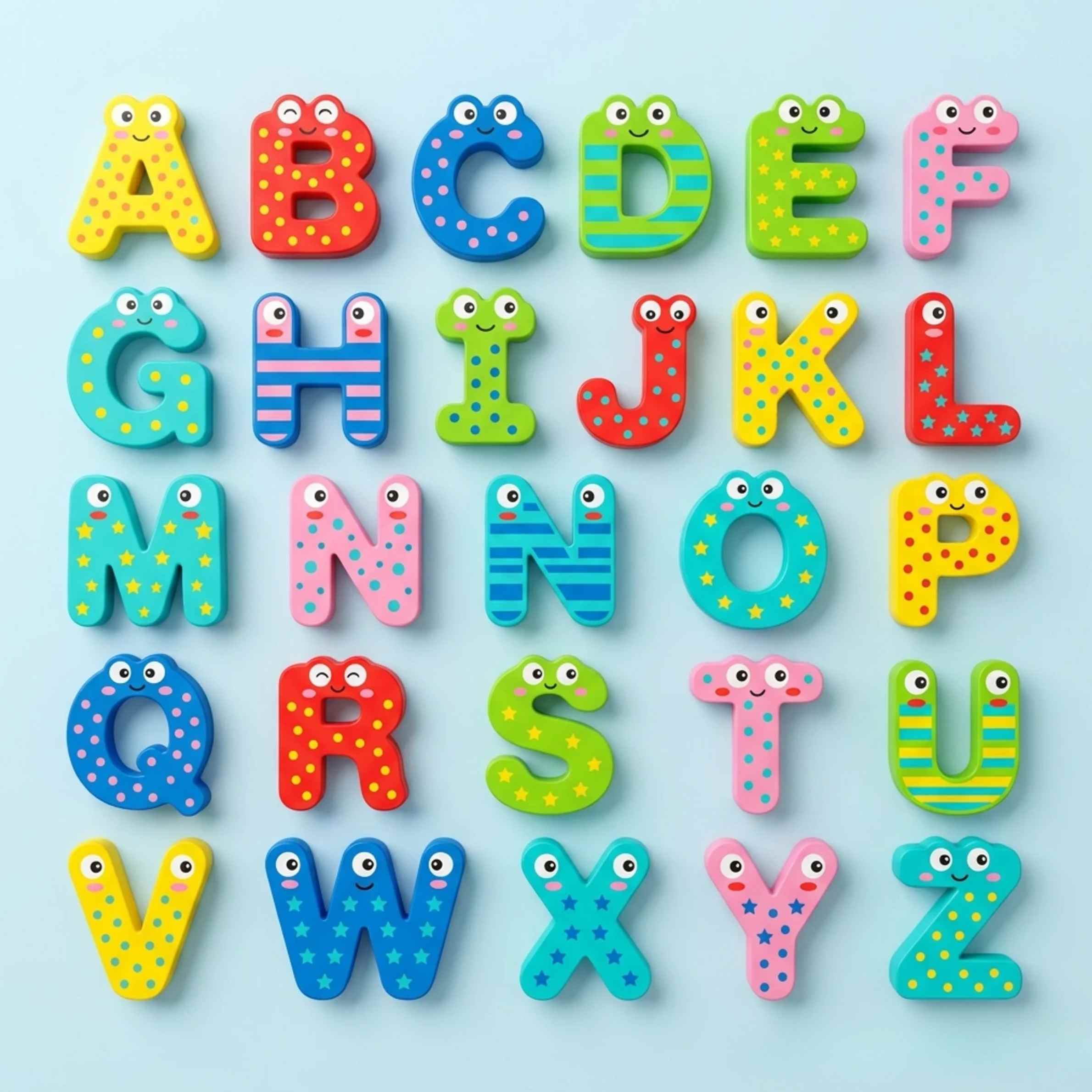 nylyCas Magnetic Alphabet Letters