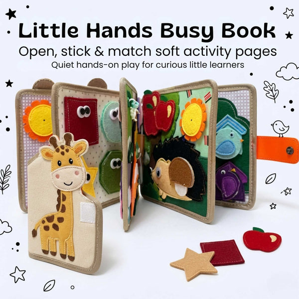 nylyCas™ BusyBuddy Fine Motor Book