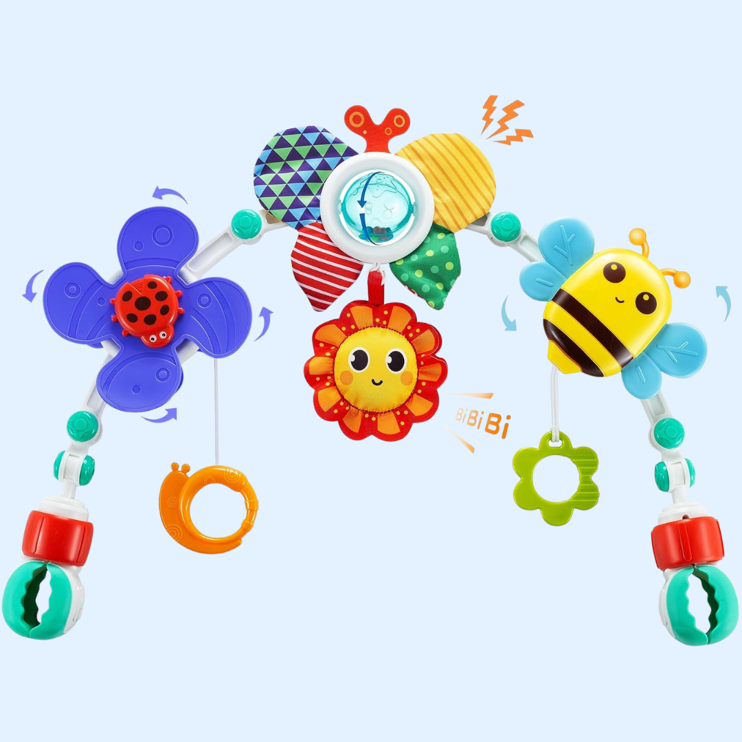 nylyCas™ Montessori Play Arch | Screen-Free Travel Toy