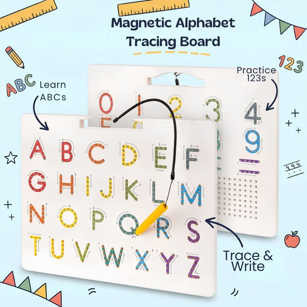 nylyCas™ Magnetic Alphabet Tracing Board